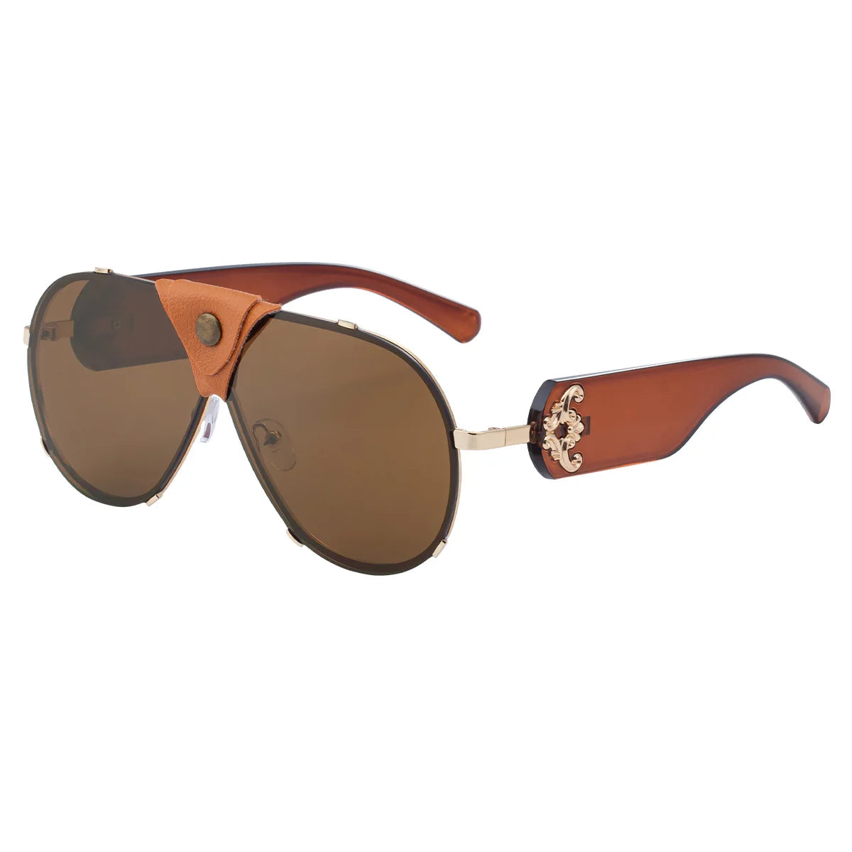 2025 New Toad Mirror Men's Retro Rimless Alloy Legs Sun Glasses Male Pilot Sunglasses Women Driving UV400 Eyewears Gafas De Sol