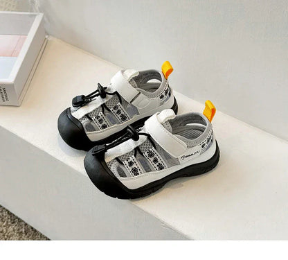 Children Sport Sandals Baby Soft Breathable Beach Sandals Summer Boys Girls Hollow Cool Running Shoes Kids Buckle Sandals
