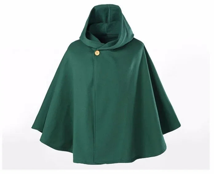 Anime Attack Cloak Shingeki No Kyojin Scouting Legion Cosplay Costume Cos Green Cape Mens Clothes Cosplay Costume Women