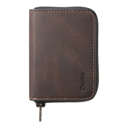 for Magsafe Zipper Wallet Phone Card Holder for IPhone 16 Pro Max 15 14 13 12 S25 S24Plus Ultra Pixel 9  Anti-theft Leather Case
