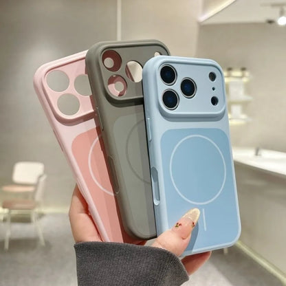 Original Silicone Candy Color for Magsafe Case for iPhone 17 Pro Max 16 15 14 13 Pro Max Magnetic Shockproof Soft Full Cover