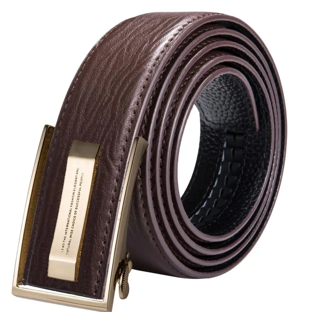 Men's Orange Brown Belt for Jeans New Yellow Green Blue Leather Jeans Belts Fashion Cowboy Genuine Leather Belt Strap