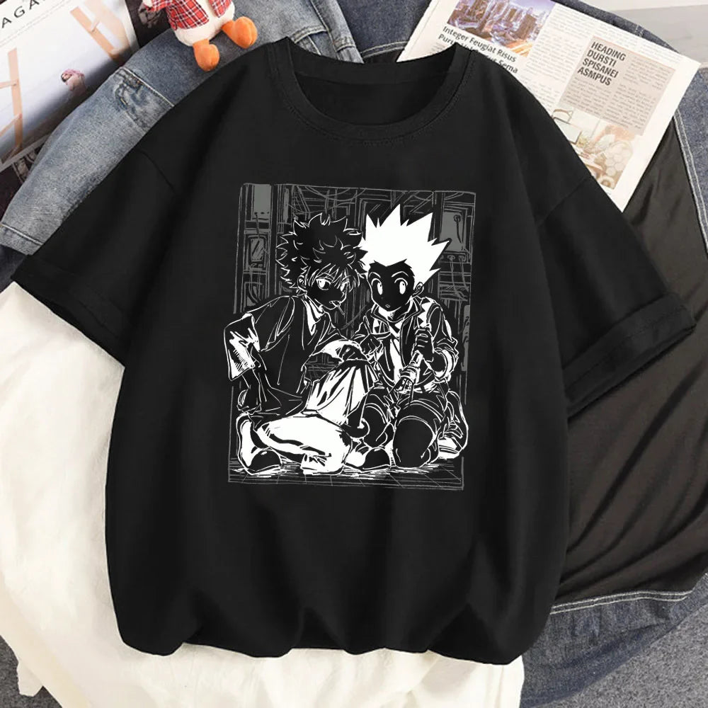 Hunter x Hunter t-shirt women kawaii harajuku  aesthetic anime Breathable Gothic t-shirt Comfortable aesthetic anime Grunge Punk