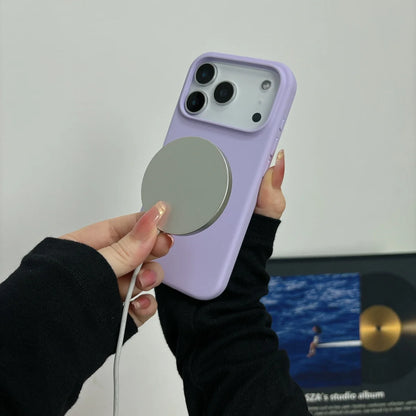 Liquid Silicone For Magsafe Phone Case For iPhone 17 16 15 14 13  Pro Max Plus Magnetic Wireless Charge Cover