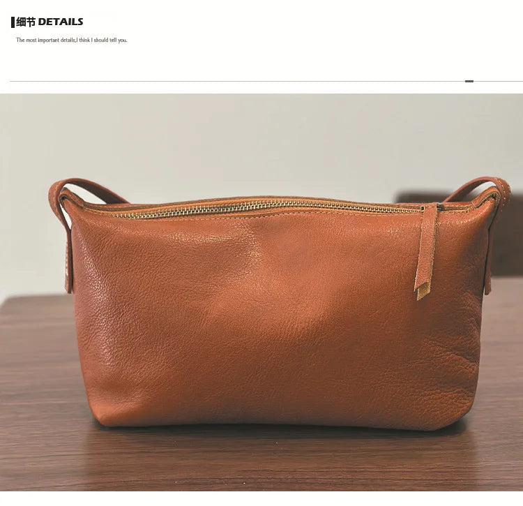 2026 New Genuine Leather Versatile Women's Small Bag Soft Cowhide Lightweight Shoulder Crossbody Bags
