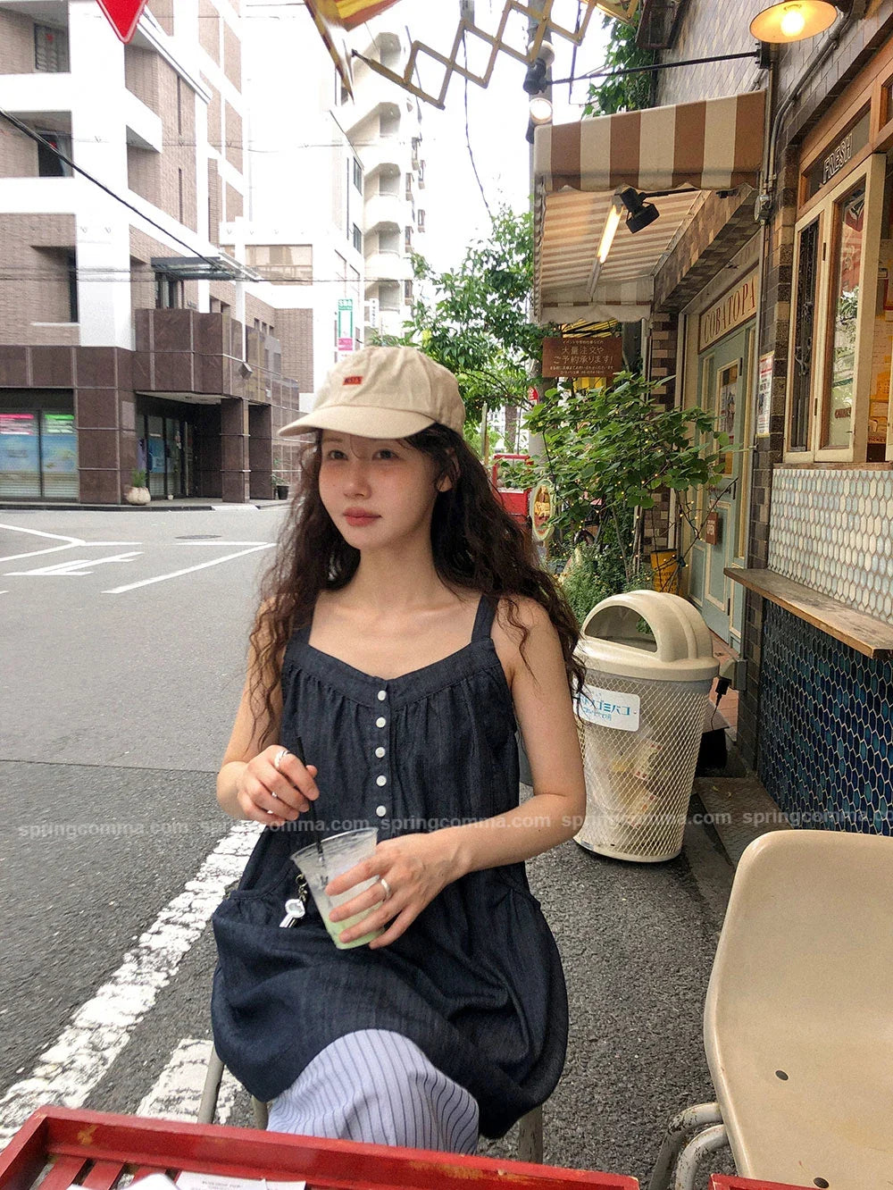 Korean Sle ort Denim Overalls Women's Faionable Summer Dr Vest Dr No Brand Commute Sle 00% Other Material