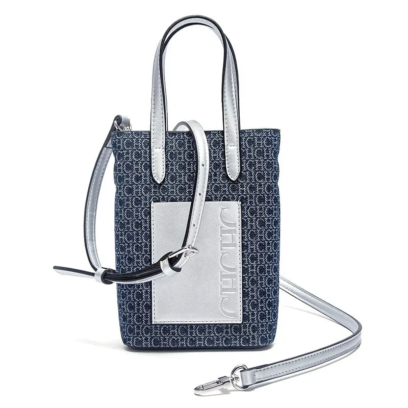 Casual Simple Handbag Mobile Phone Bag Autumn New Collection Women's Cowboy Shoulder Bag