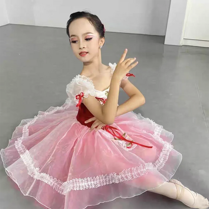 Children's Ballet Skirt Girls' Dance Skirt Campus Dance Programs Ballet Dancer Costumes Stage Collective Performance Costumes