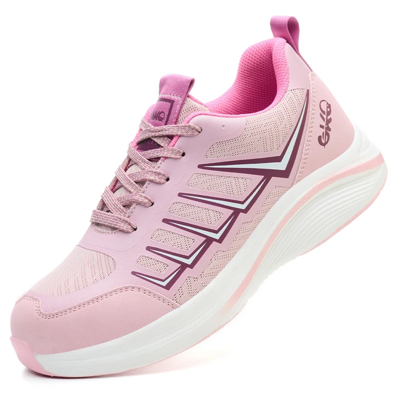 New Lightweight and Breathable Labor Protection Shoes for Men and Women Anti Smashing and Anti Piercing Steel Toe Safety Shoes