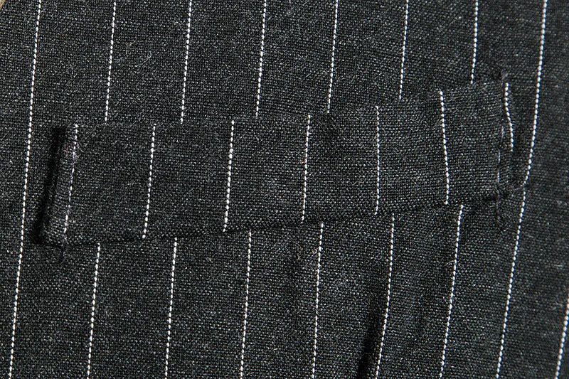 Men's Suit Vest Striped Single Breasted Waistcoat Stylish Mail Suit Retro Vest Wedding Business Banquet Daily Groomsman Uniform