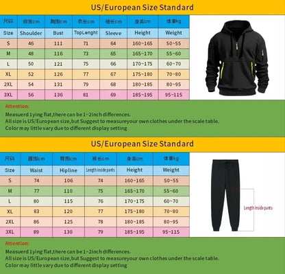 Sets for Men Two Piece Outdoors Mens Tracksuit Set Hot Sales Sportswear Man Sweatpants Hoodie Fashion Comfortable Casual Jogging