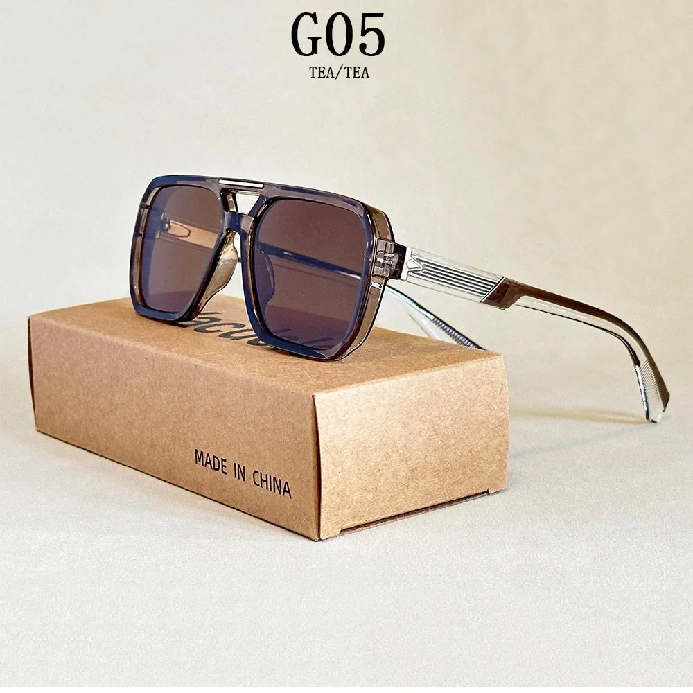 Square Sunglass Men Vacation Fashion Glasses Vintage Sunglasses Women 2025 Gafas De Sol Hombre Lunette Soleil Femme Dropshipping