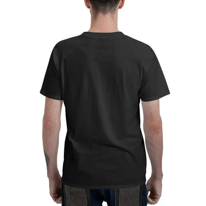 Classic Space Logo 100% Cotton T-shirt Male Classic T Shirts Men Round Neck Short Sleeve S-6XL