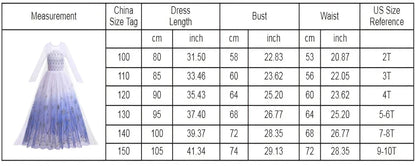 Elsa Anna Kid Princess Girls Dress Rapunzal Kids Cosplay Halloween Vestidos Children Costume Birthday Party Dress