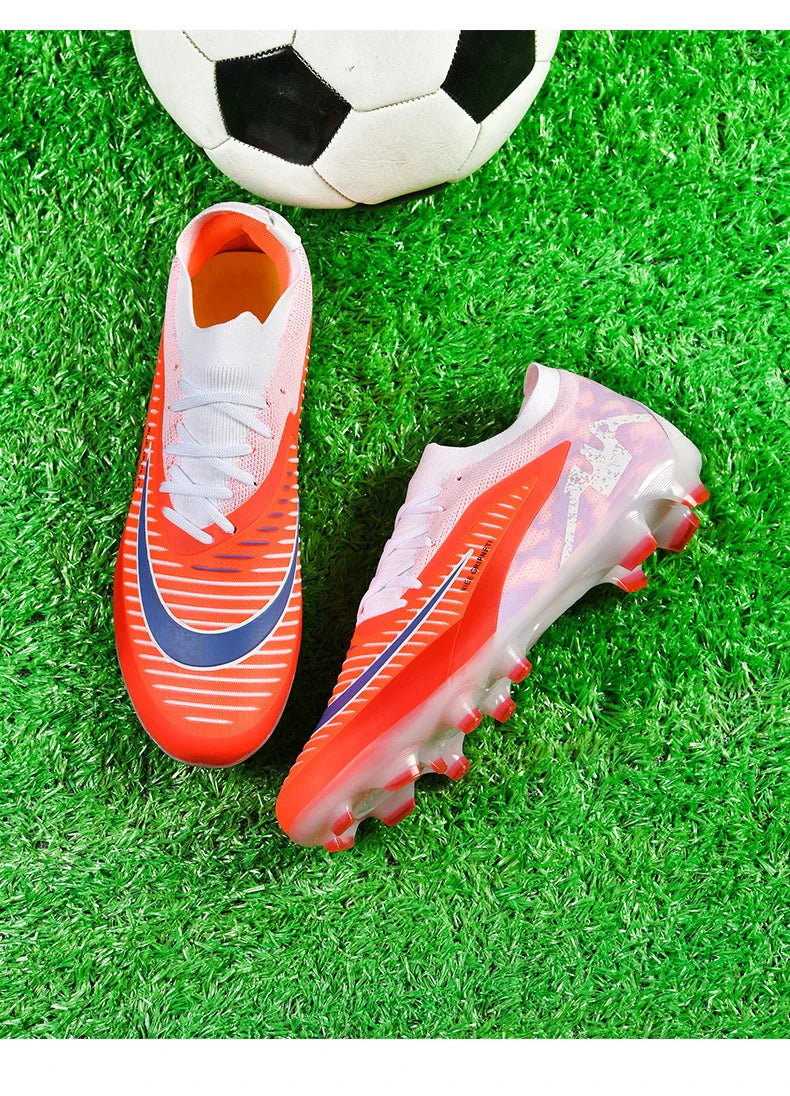 New Men Soccer Shoes Breathable Unisex Football Boots Professional Training Ultralight Wholesale Indoor Futsal Drop Shipping