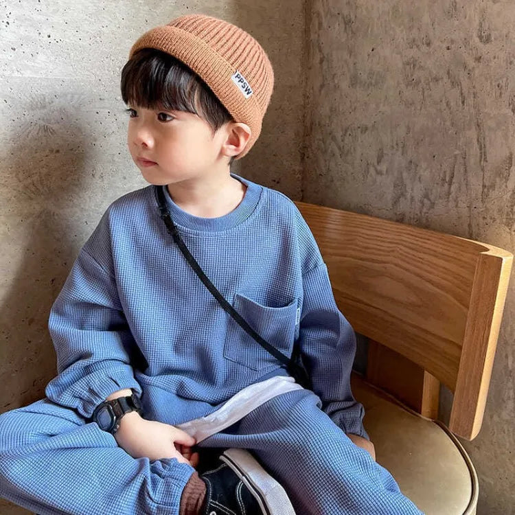 Sweatshirt Set Korean Kids Clothes Boys Outfit Sets Children's 2025 New Clothing 7 8 Years Boy´s Child 10 Year Old Winter Men's