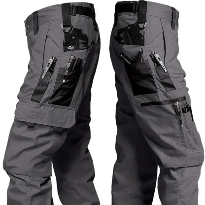 New Tactical Work Pants Men Casual Outdoor Waterproof Cargo Trousers 2/1Pcs Multi-pocket Wear-Resistant Outdoor Training Trouser