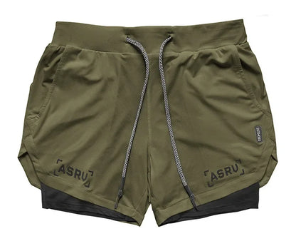 Men's Summer Quick Dry Running 2 in 1 Shorts Sports Jogger Short Pants Male Gym Fitness Workout Sweatpants Plus Size M-5XL