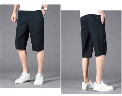 Plus Size Men's Shorts Casual Cargo Shorts Summer Cotton Work Shorts Outdoor Sweatpants Cool Breathable