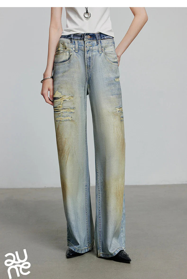 Women Denim Jean 2025 Spring New Long Pants 8518053