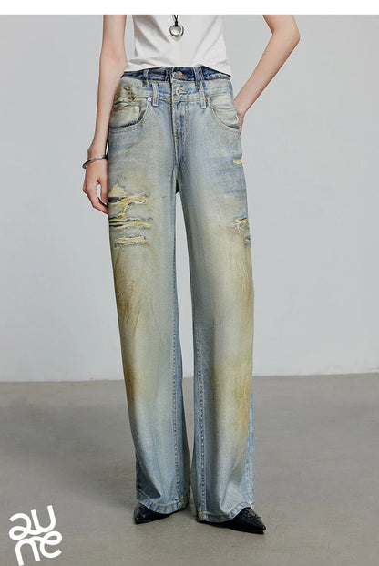 Women Denim Jean 2025 Spring New Long Pants 8518053