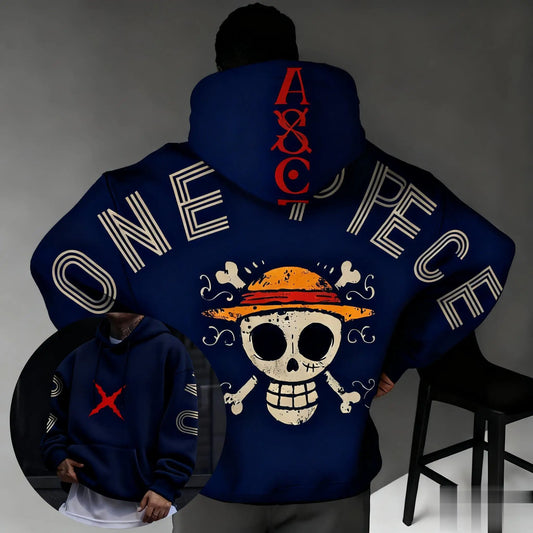 Y2k Oversized One Piece Hoodie Women Men Anime Print Pullover Jacket Streetwear Autumn Winter New Sweatshirt Long-Sleeve Tops