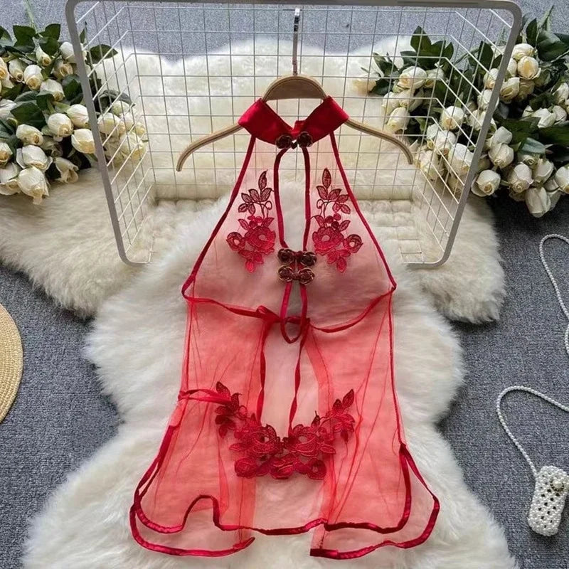 Woman Plus Size Sexy V-Neck Strap Dress Lace Trim Slim Short Dress Women Fashion Comfortable Dress Party Hotsweet