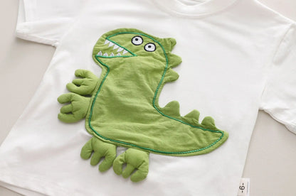 New Summer Baby Boys Cartoon Short Sleeve T-shirt+Shorts Sets Infant Kids Fashion Clothing Outfits Children Clothes Sports Suits