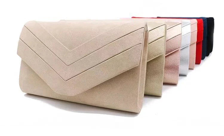Velvet Women's Evening Bags Formal Party Clutches Wedding Purses Cocktail Prom Handbags Luxury Chain Shoulder Messenger Bags