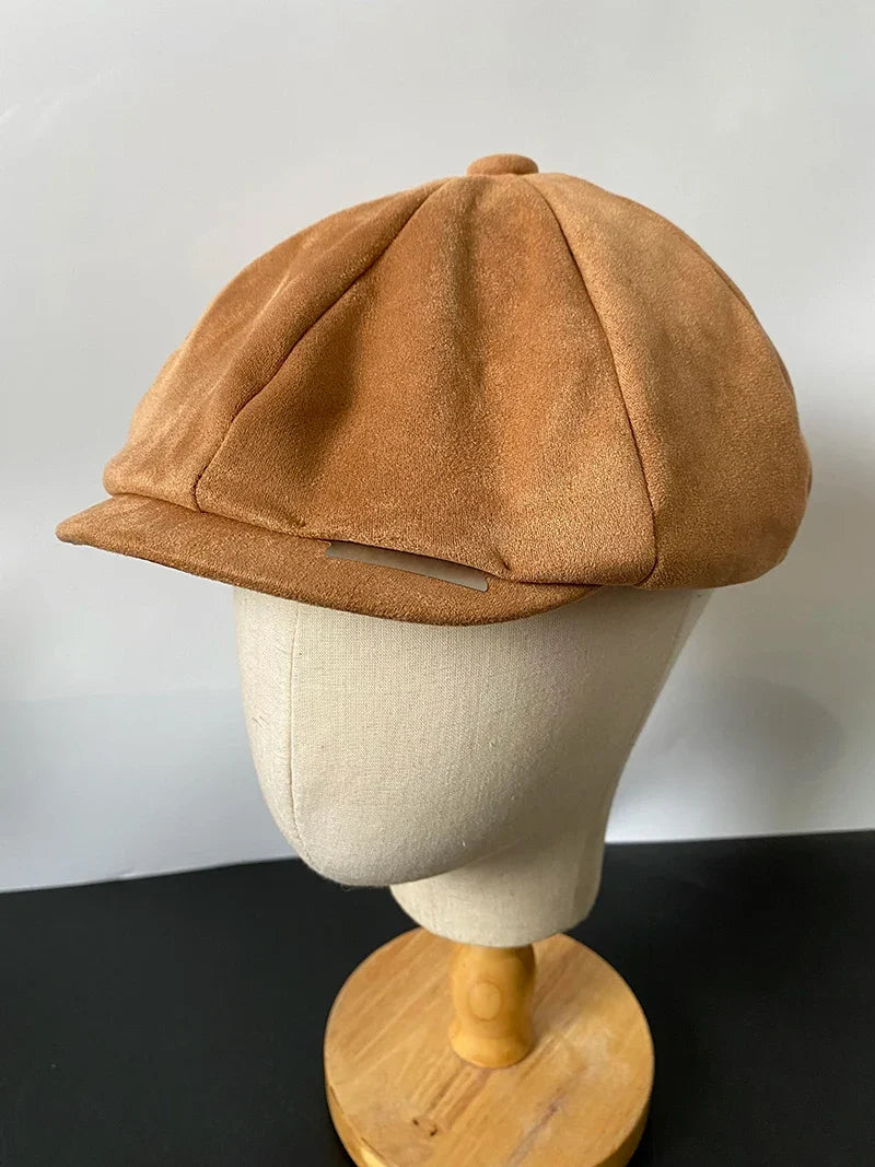 Vintage Men's Newsboy Cap With Blades Peaky Hats Women Men Berets Classic Woolen Octagonal Caps Casual Gatsby Flat Hat NZ297