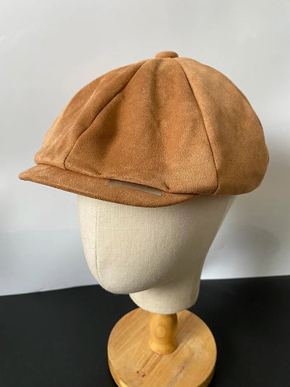 Vintage Men's Newsboy Cap With Blades Peaky Hats Women Men Berets Classic Woolen Octagonal Caps Casual Gatsby Flat Hat NZ297