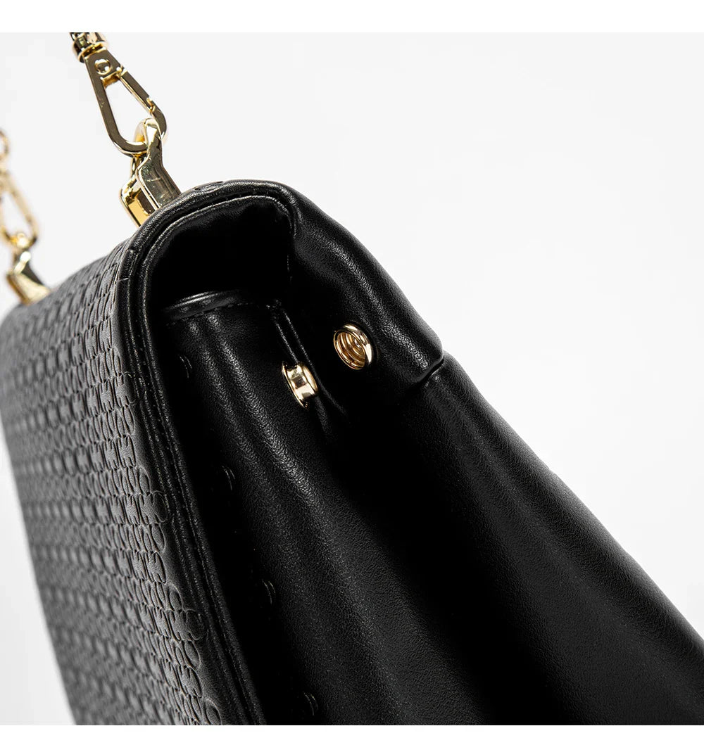 Women's Bag Popular Vintage Style Fashion Classic Printed Female Shoulder Bag Simple and Elegant Basic Ladies Commuting Handbag