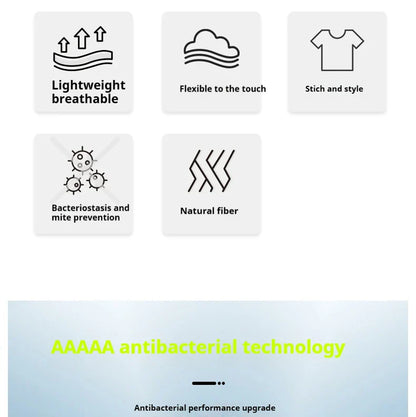 64% Cotton 25% Bamboo Fiber Cool T Shirt Men Short Sleeve Summer Tops For Men Round Neck Skin Friendly Solid Color Male Clothes