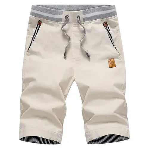 Men's Shorts Hot 2024 Summer Casual Cotton Fashion Style Boardshort Bermuda Male Drawstring Elastic Waist Breeches Beach Shorts