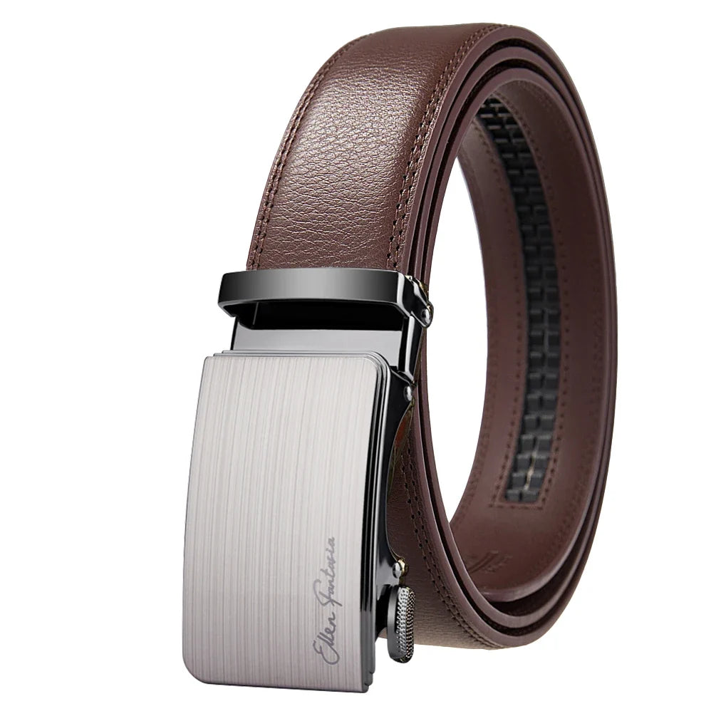 Men's Belt Genuine leather belt Man's high quality luxury business automatic belt Adjustable designer belt for men