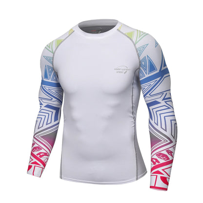 Cody Lundin Men Long Sleeve Compression Athletic Workout Shirt Water Sports UPF 50+ Rash Guard High Quality Jiu Jitsu Gi BJJ Top