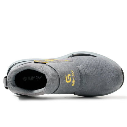 Fashion 2024 Latest 10KV Heat Resistant Welding Shoes Steel Toe Cap Men Work Safety Shoes Nail Proof Anti Smashing Sneakers