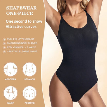 Shapwear Soft Body Shaping  Thong Body Shaping Tummy Control Butt Lifter Cincher Slimming Sheath Shapers Bodysuit Woman Body