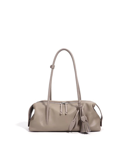 2026New Women's Casual Top Grain Leather Shoulder Bag Large Capacity Soft Pillow Handbag Underarm Tote for Daily Commute
