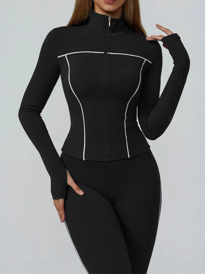 Yoga Set 2PCS Sports Outfits Women Clothes Fitness Tracksuit Gym Legging Workout Long Sleeved Female Bra Yoga Suit Sportswear