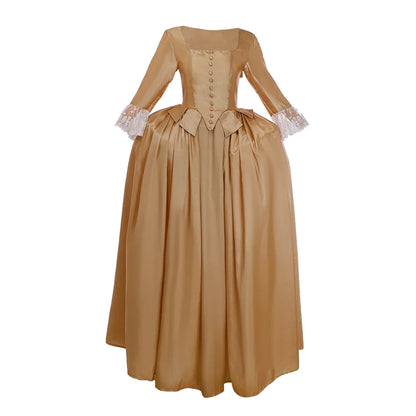 Musical Hamilton Peggy Elizabeth Angelica Cosplay Costume The Schuyler Sisters Colonial Ball Gown Dress for Women Girls Kids