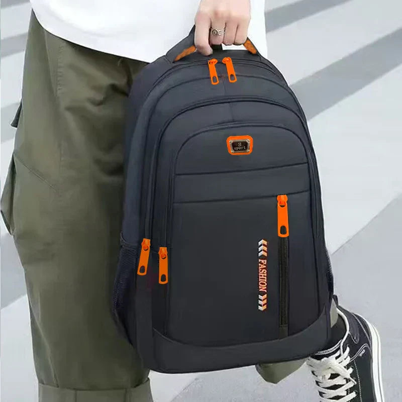 Ladies' backpack, female Korean version, trendy large capacity, high school, middle school, student backpack, travel bag, comput