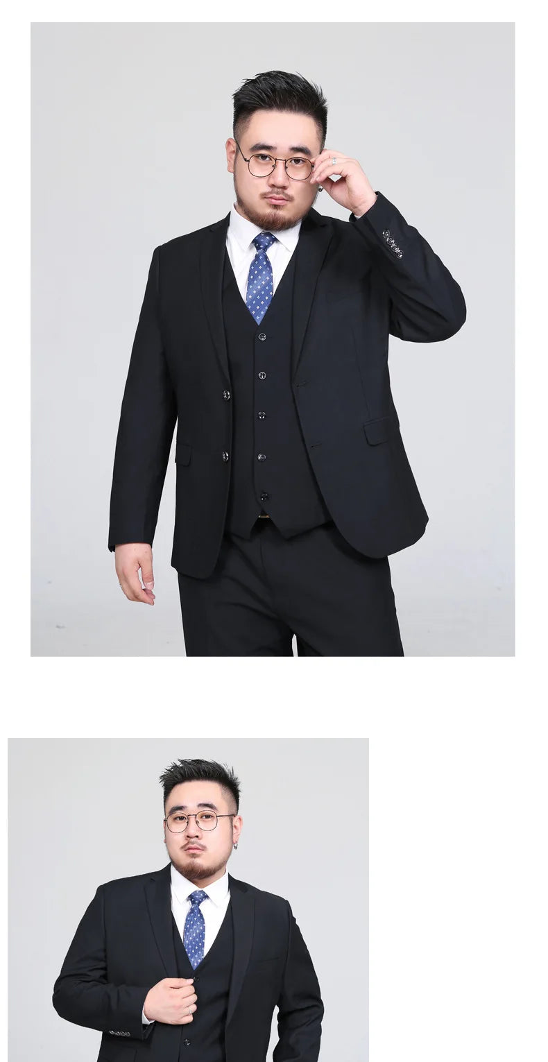 Plus Size Suit Vest for Men Smart Casual Mens Vest Single-breasted Waistcoat for Business Wedding Groomsman Spring Summer Autumn