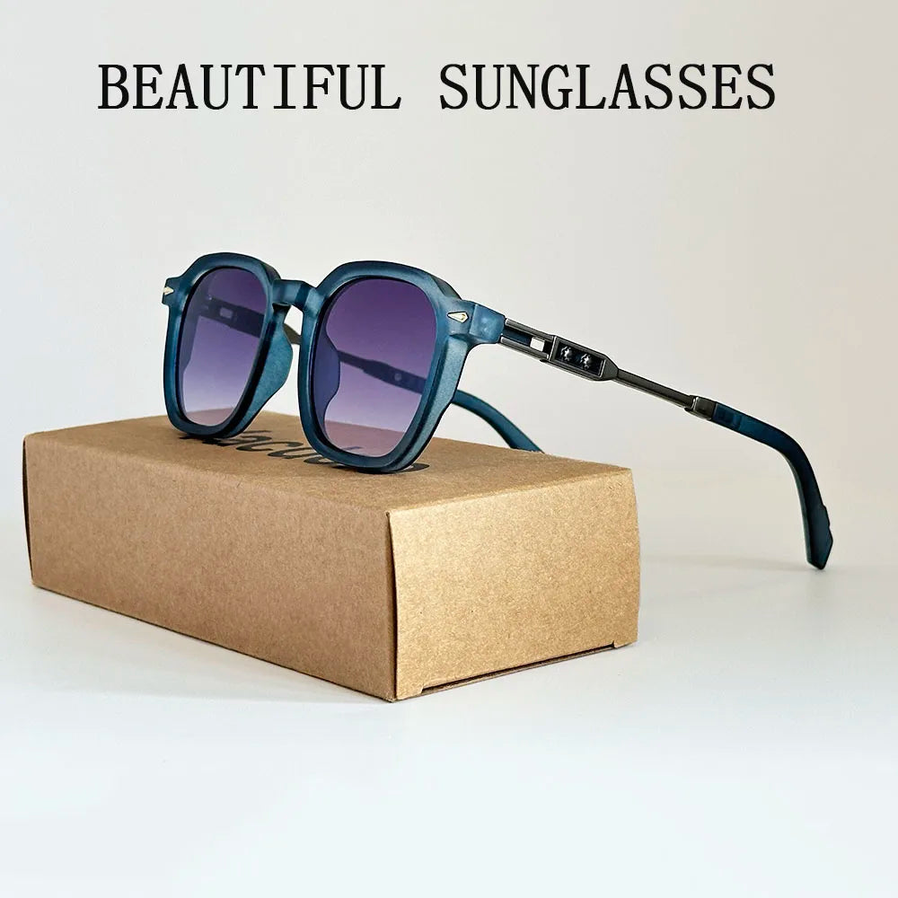 Vintage Sunglasses Women 2025 Square Sunglass Men Vacation Fashion Glasses Gafas De Sol Hombre Lunette Soleil Femme Dropshipping