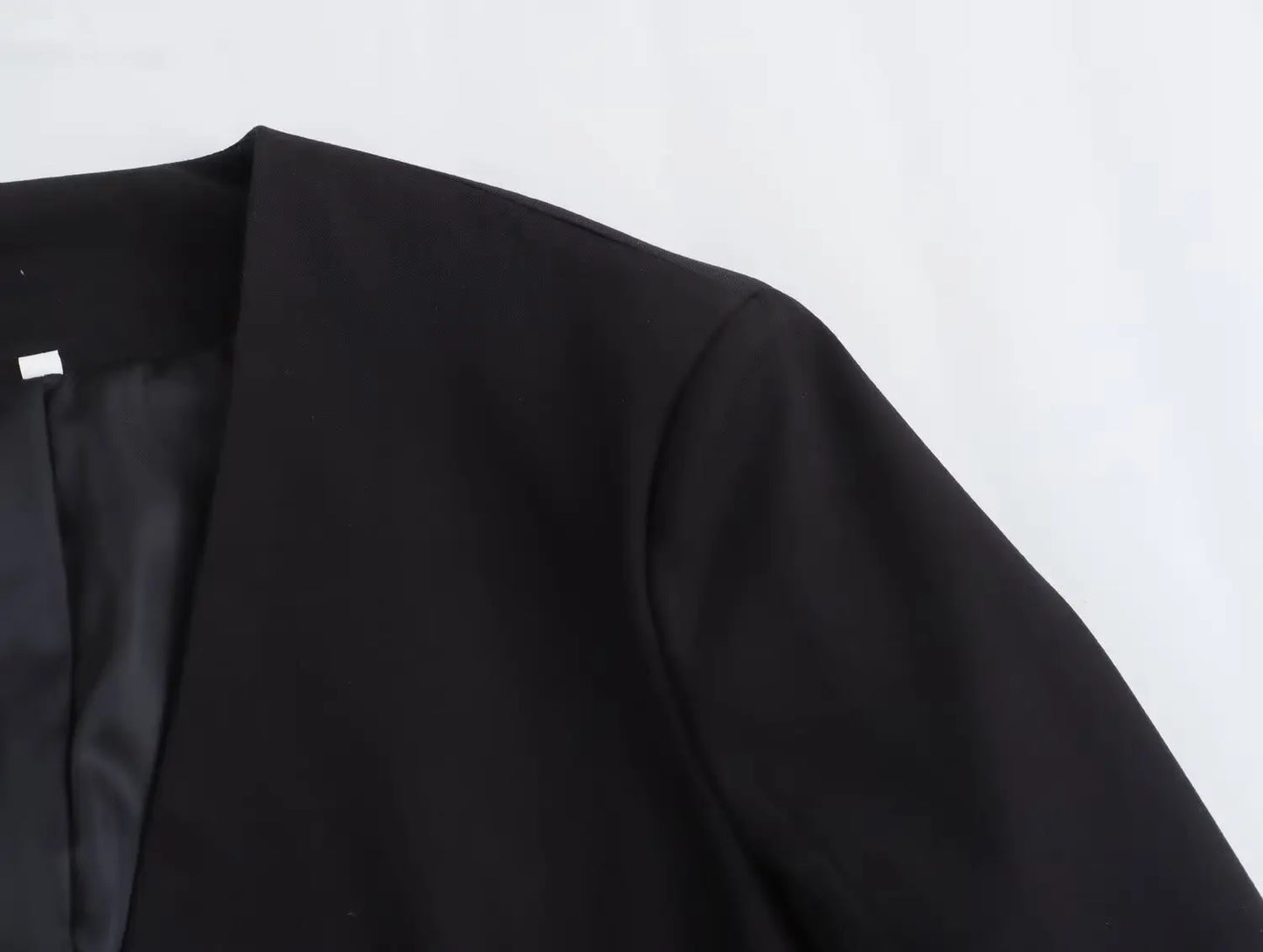Casual Oversized Black Blazer Women V Neck Bow Tie Pockets Loose Jackets Fashion 2025 Fall Streetwear Women Outwears