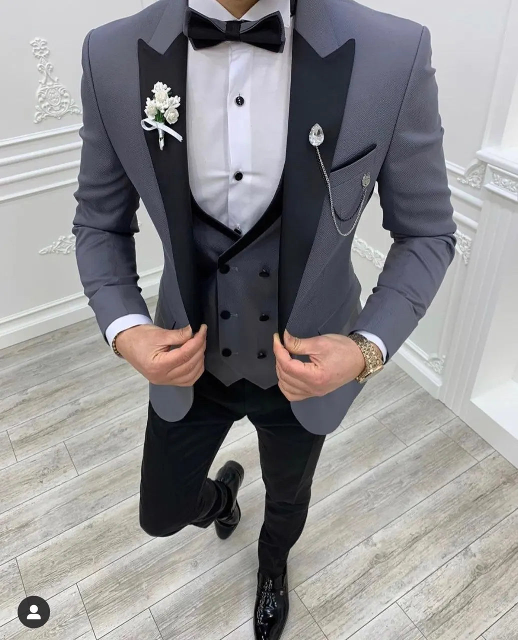 Costume Homme Red Men Suit 3 Pieces Wedding Dress Tuxedos Slim Fit Groom Prom Party Blazer Hombre Terno Masculino Slim Fit