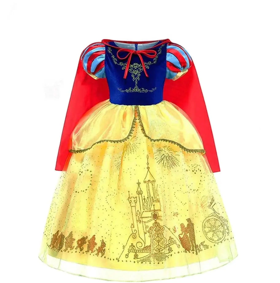 Kids Princess Dress Variety Set for Girl Cosplay Halloween Birthday Party Costume Gown 2-8Y Vestido Girls Birthday Gifts