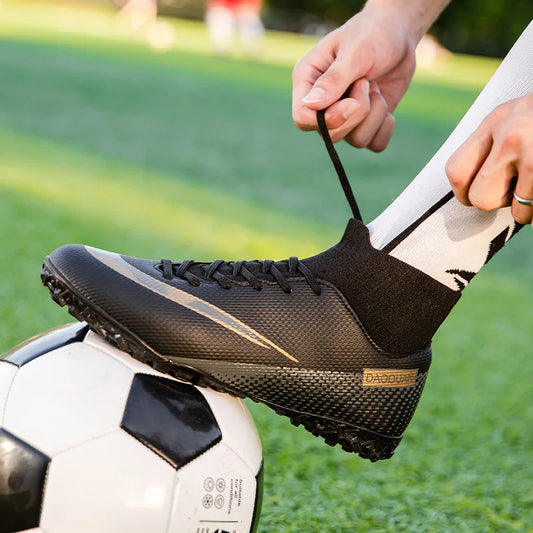 Size 35-45 Soccer Shoes AG/TF Football Boots Kids Boy Girl Ultralight Soccer Cleats Sneakers botas de futbol