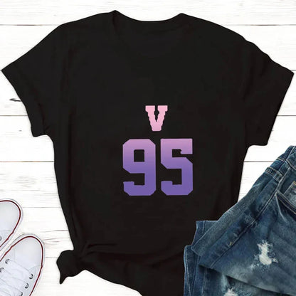 Tops for Women (taehyung) Jungkook Fan T Shirt Women Suga Kpop Harajuku Tshirt Woman Tshirts Aesthetic Clothes