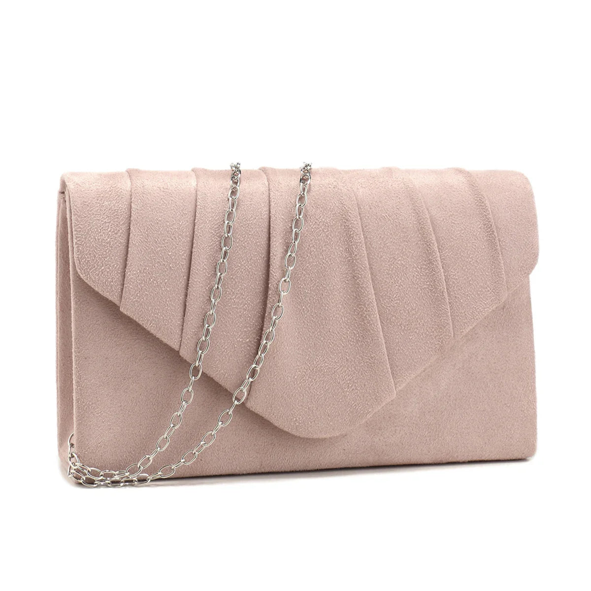 Silver Clutch Bags Envelope Design Women Evening Bags Velvet Cover Chain Shoulder Casual Party Dinner Handbags Banquet Prom Purs